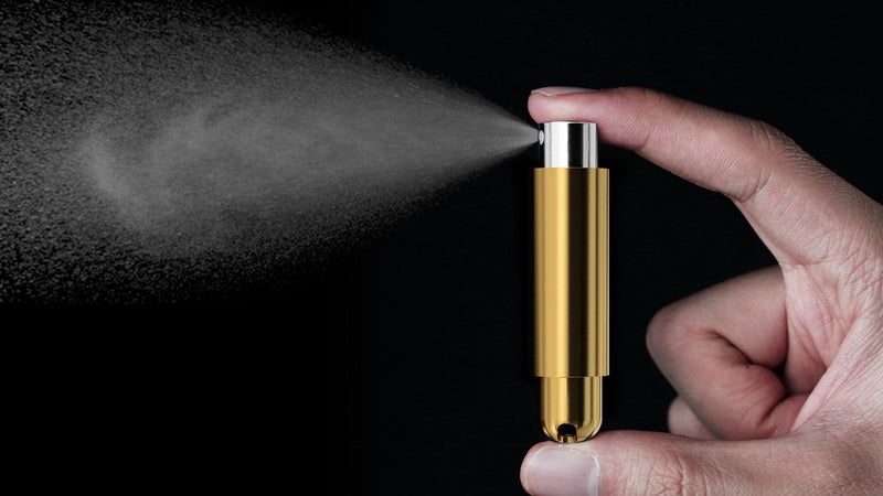 mordeco nanoSprayer (Gold) - Refillable Perfume Sprayer, essential oil bottles - Image 1